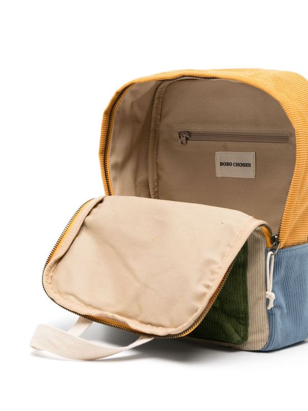 Corduroy Colorblock Backpack