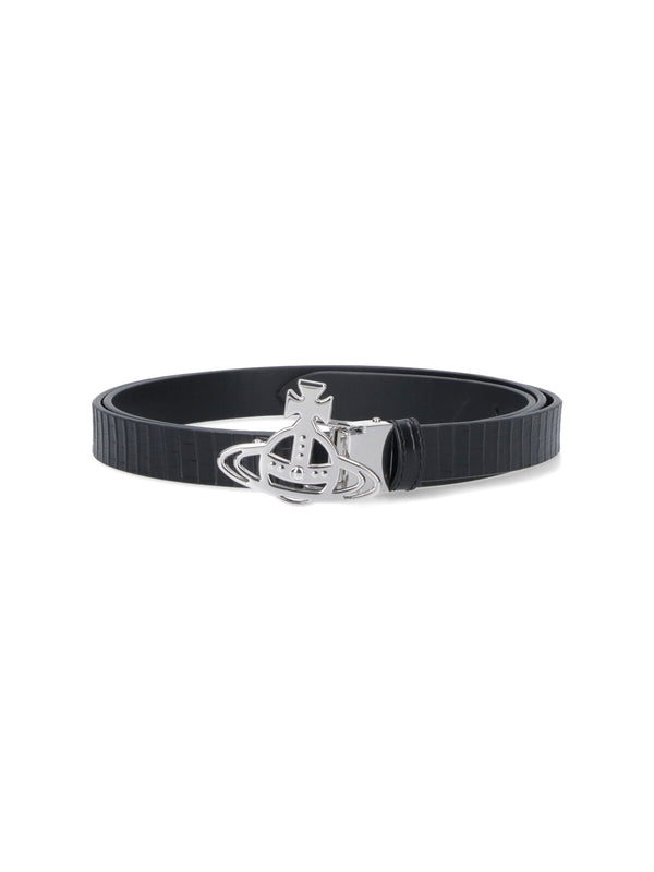 Vivienne Westwood Black Leather Belts