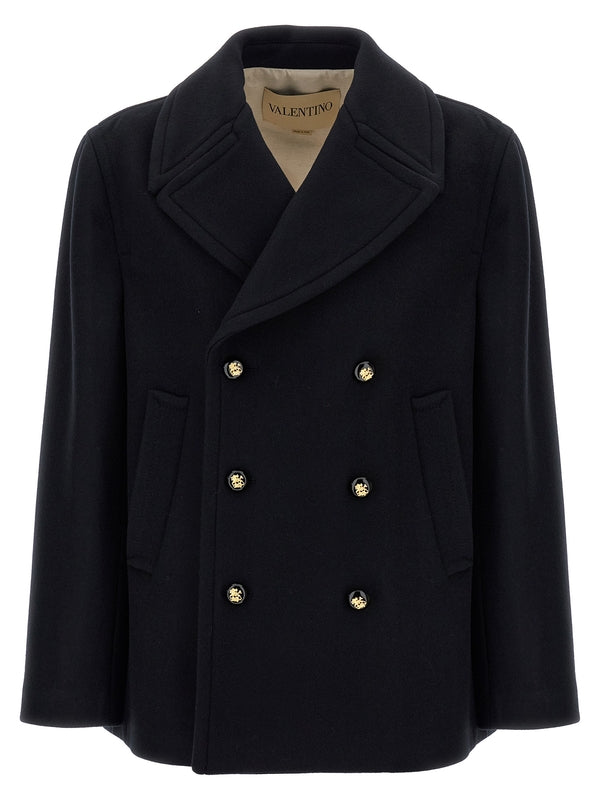 Valentino Navy Coats