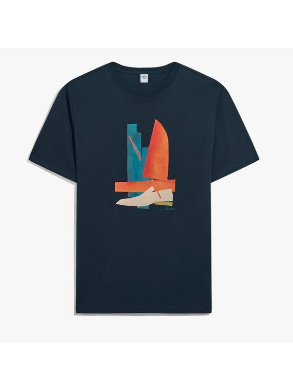 Berluti Navy Short Sleeve T-Shirt