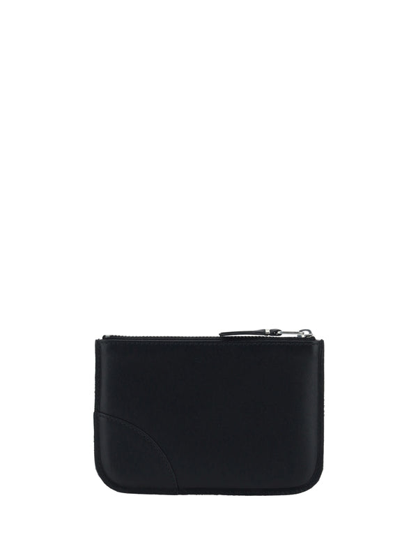 Eyelet Detail Leather Coin Wallet