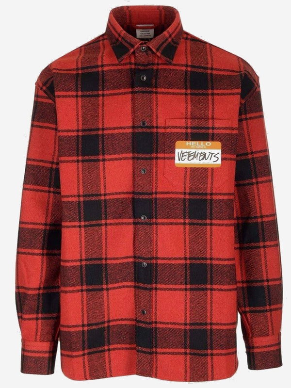 Vetements Red Shirt