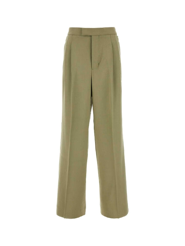 Pleated Wide Pants