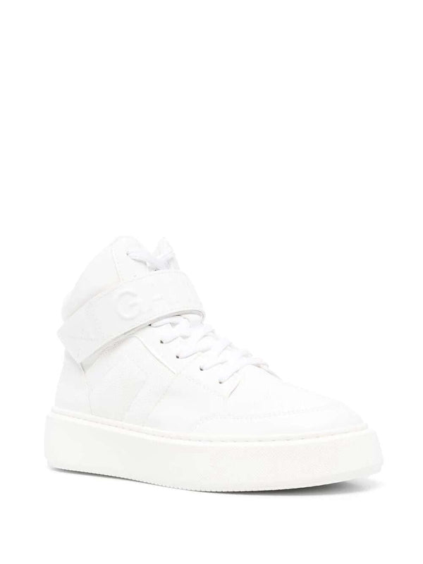 Logo Velcro High-Top Sneakers