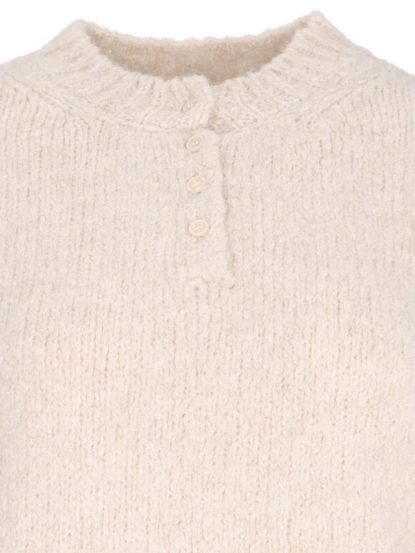 Wool Blend Henry Neck Knit