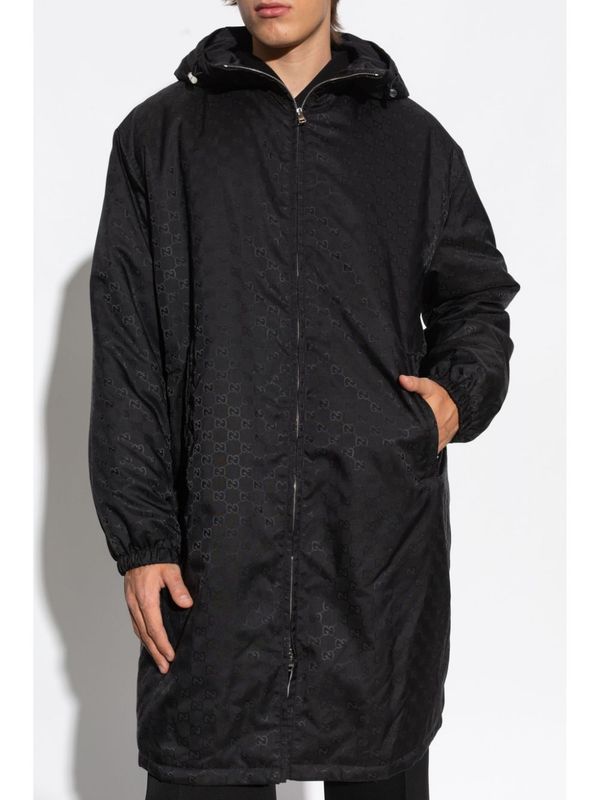 GG Pattern Hooded Parka