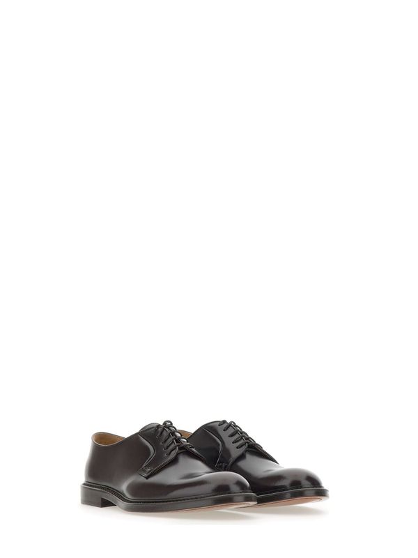 Leather Lace-Up Derby Shoes