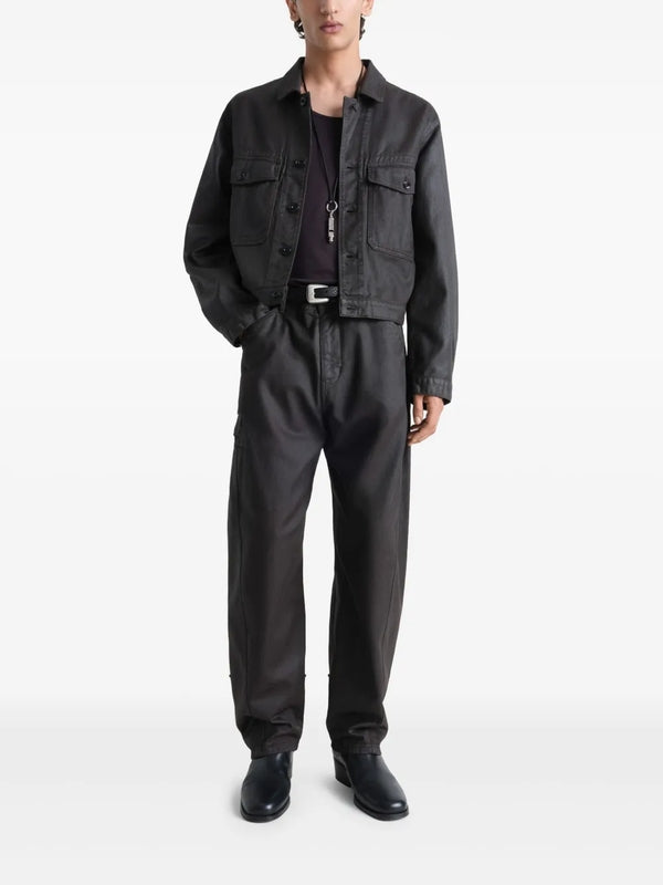 Twist Pocket Cotton Pants