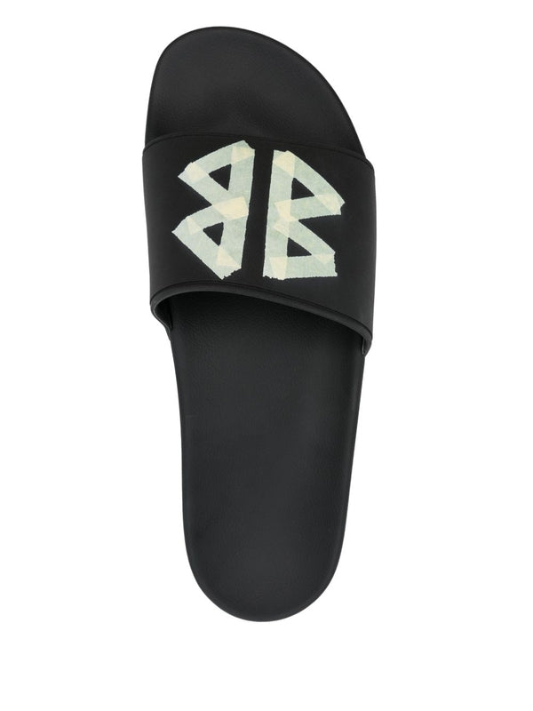 Balenciaga Sandals Black Slides