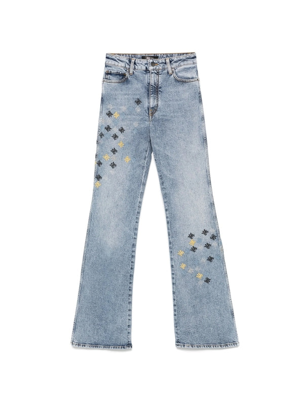 Ma Logo Embroidery Bootcut
  Denim Pants