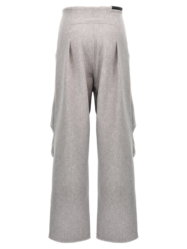 Wide
  Drawstring Pants