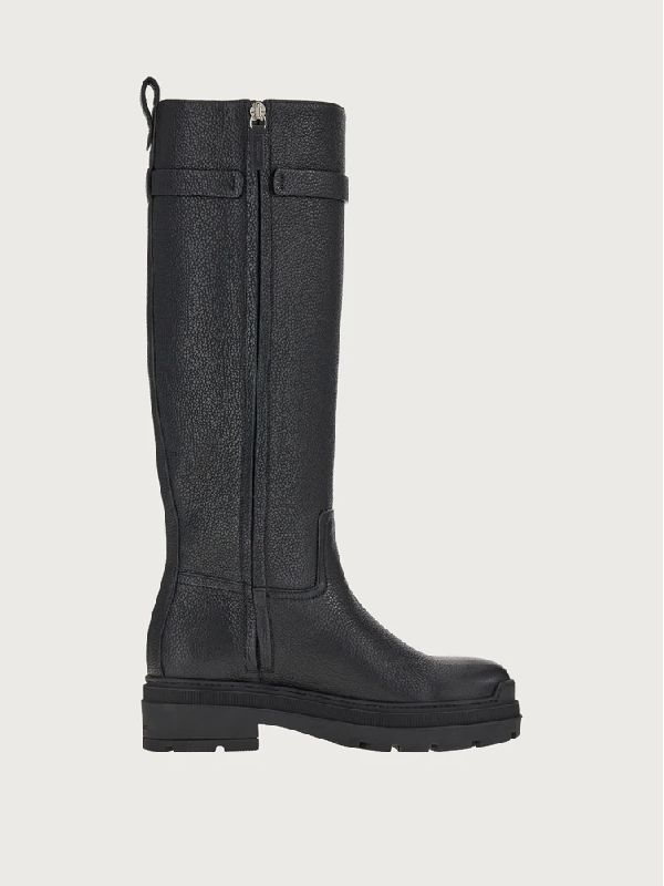 Vara Chain Knee-high Boots