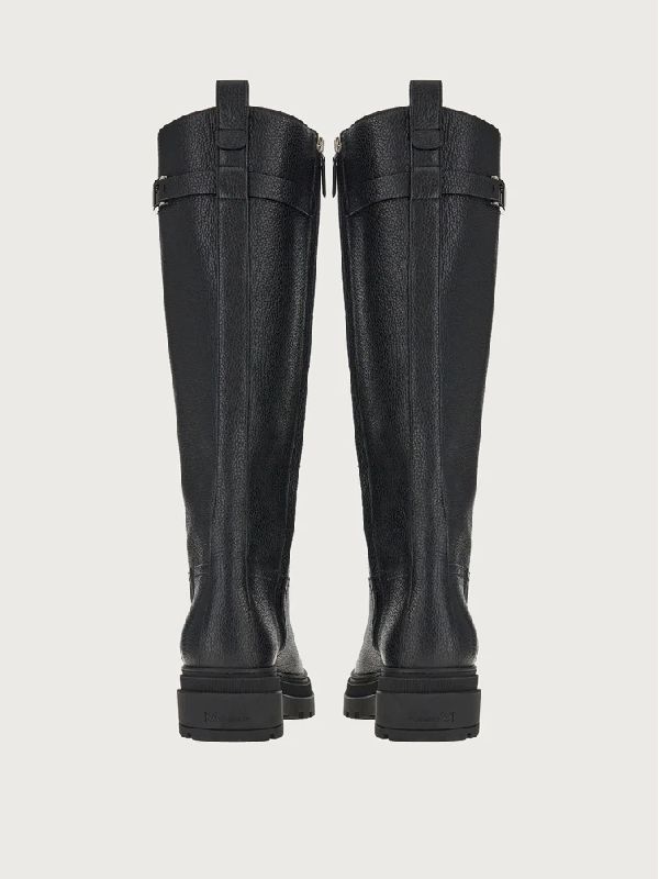 Vara Chain Knee-high Boots