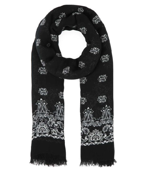 Modal Cashmere Square Bandana Scarf