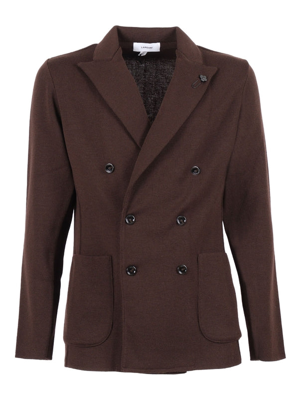 Lardini Brown Tailored Jackets