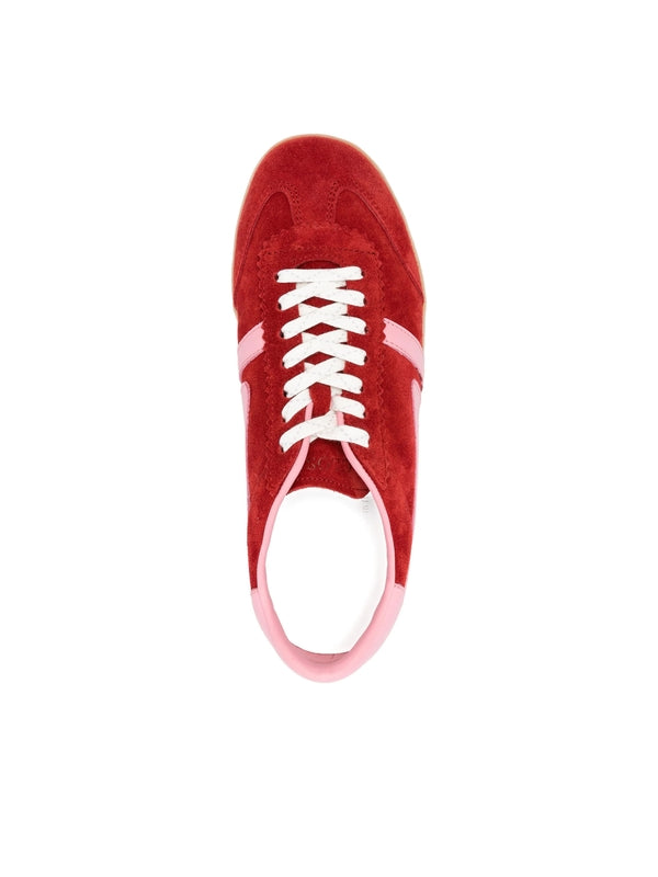 Closed Red Low Top Sneakers