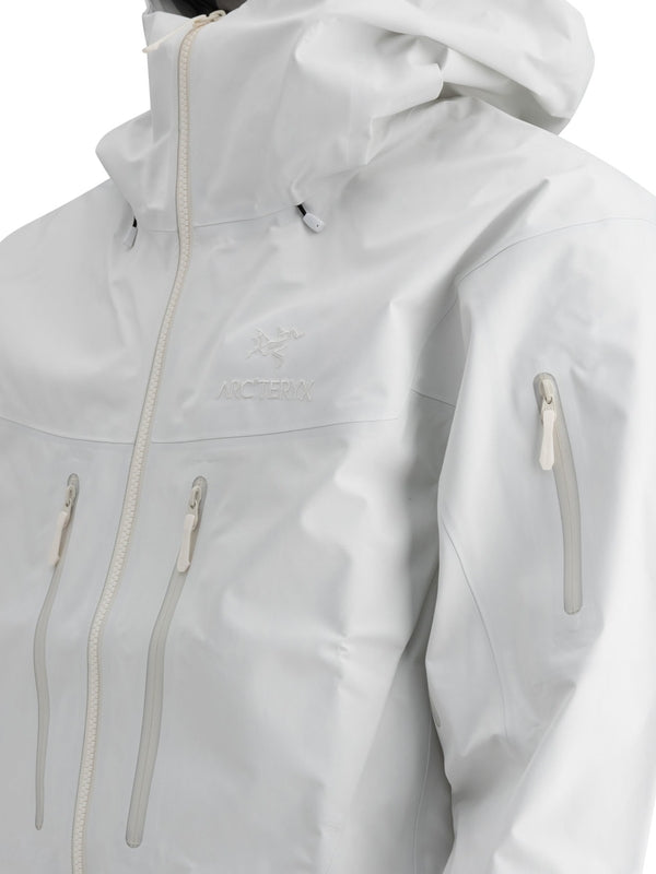 Alpha Nylon Hooded Zip-Up Jacket