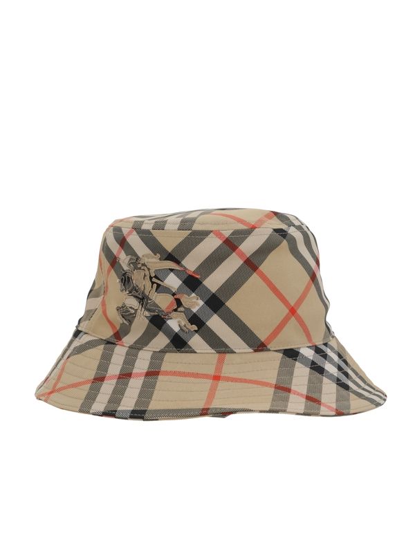 Ekd Logo Check Pattern Bucket
  Hat