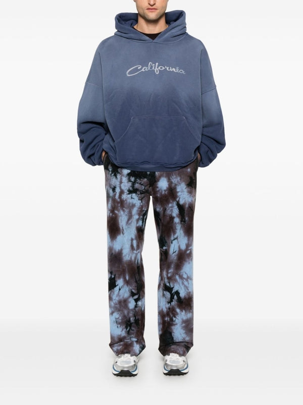 Printed Oversized Cotton Hoodie