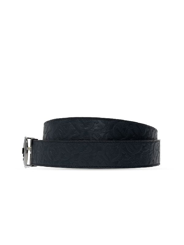 Allover
  Embossing Gancini Reversible Leather Belt