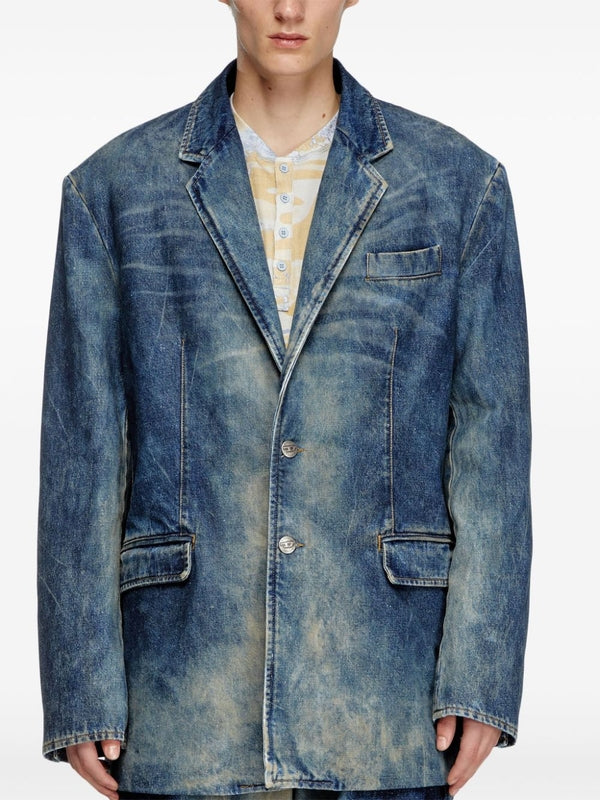 Single Breasted Denim Jacket