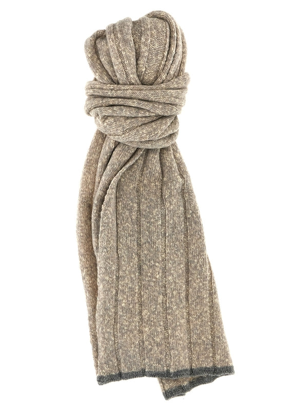 Wool Cashmere Knit Muffler