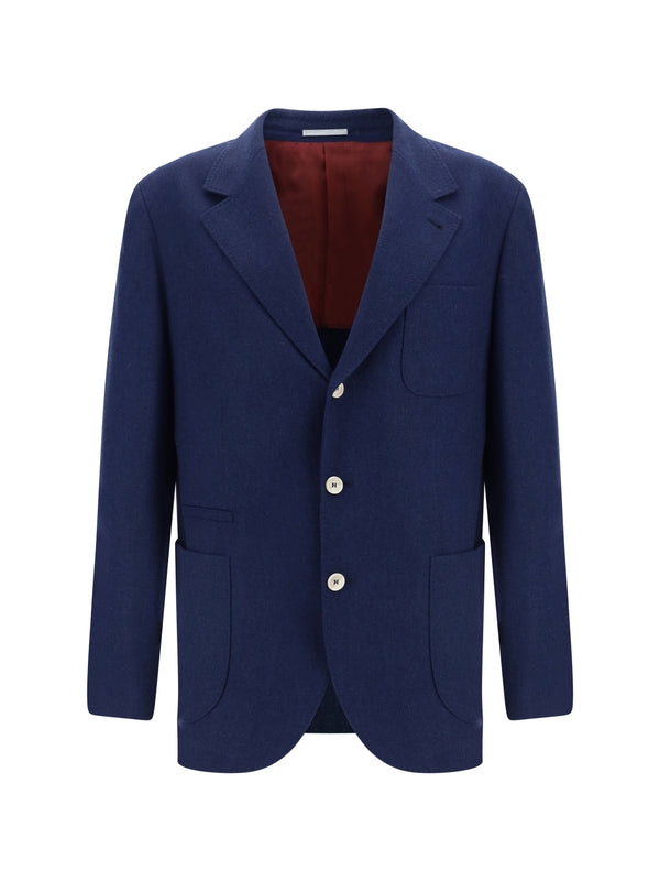 Wool Blend Tailored Jacket