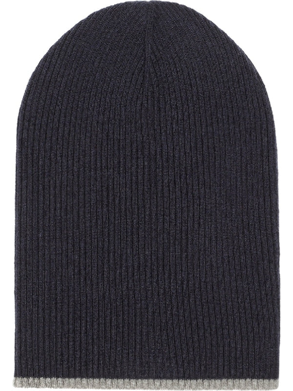 Cashmere Rib Beanie