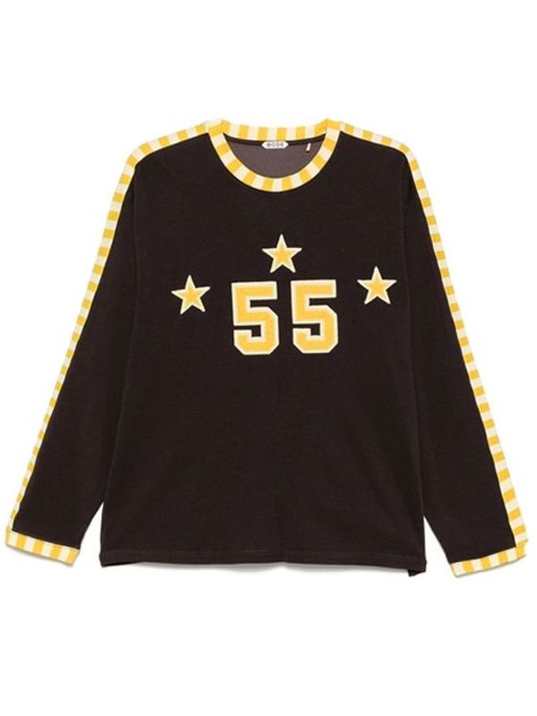 Medalist Appliqué Long-Sleeve Top