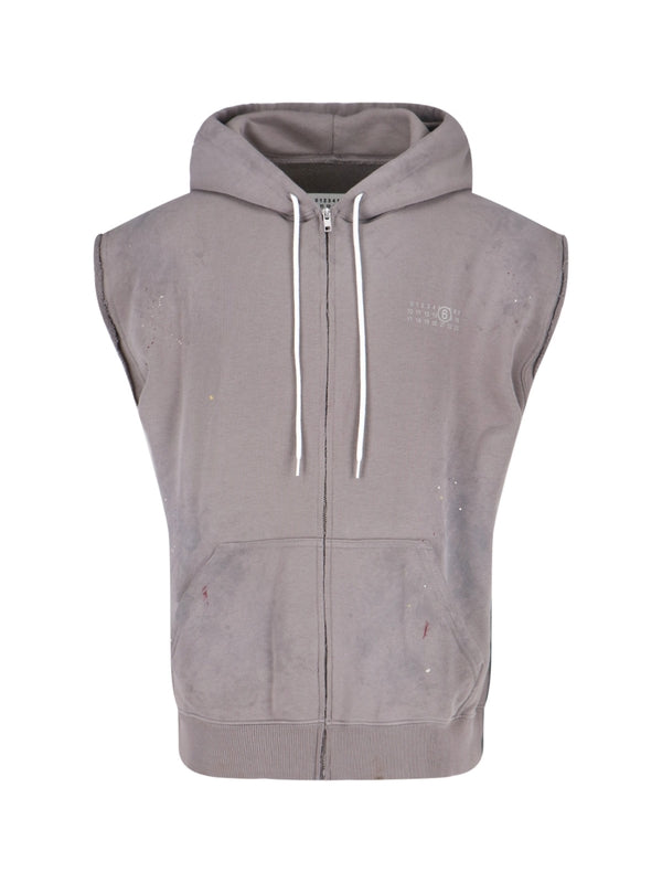 Mm6 Maison Margiela Grey Vests