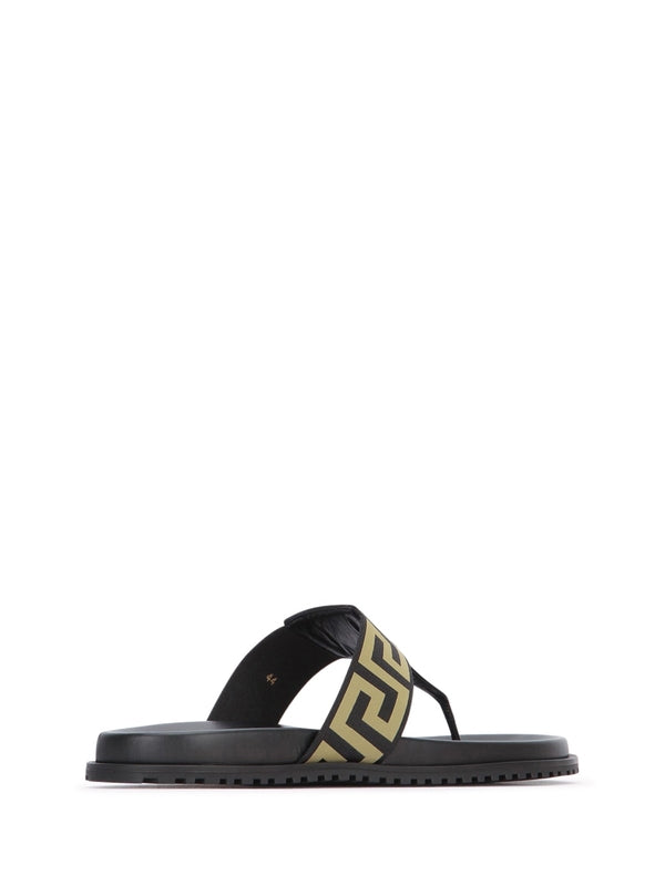 Versace Black Flip Flops
