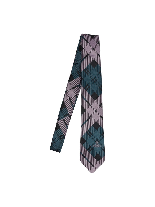 Vivienne Westwood Pink Blue Neck Ties