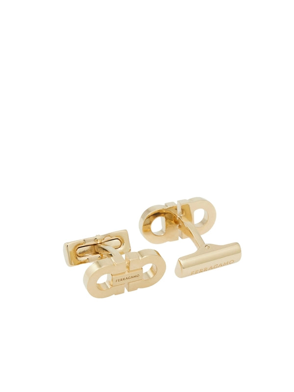Ferragamo Gold Cufflinks