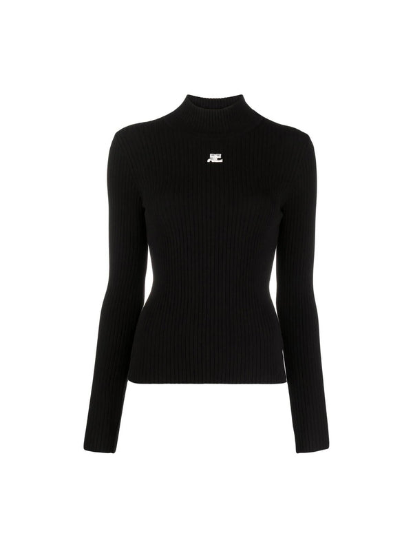 Reedition Logo Patch High-Neck Knit