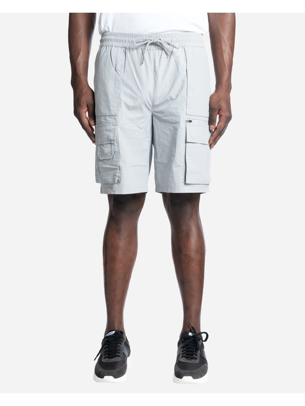 Banding Nylon Cargo Bermuda Shorts