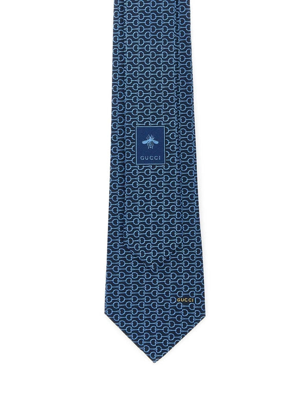 Logo Label Silk Tie