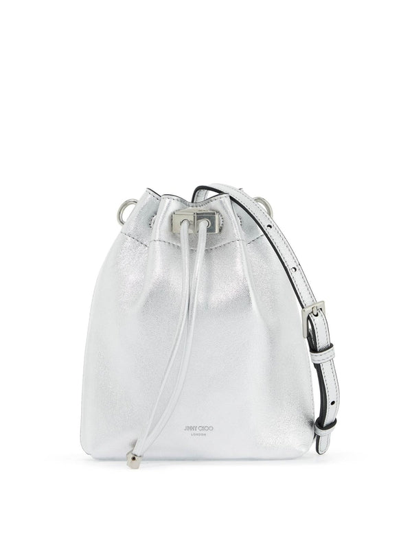 Bon Bon N/S Metallic Leather Bucket Bag - Jente