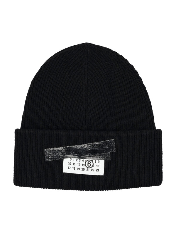 Mm6 Maison Margiela Black Beanie