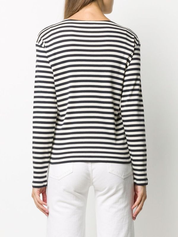 Stripe Cotton
  Long Sleeve Top