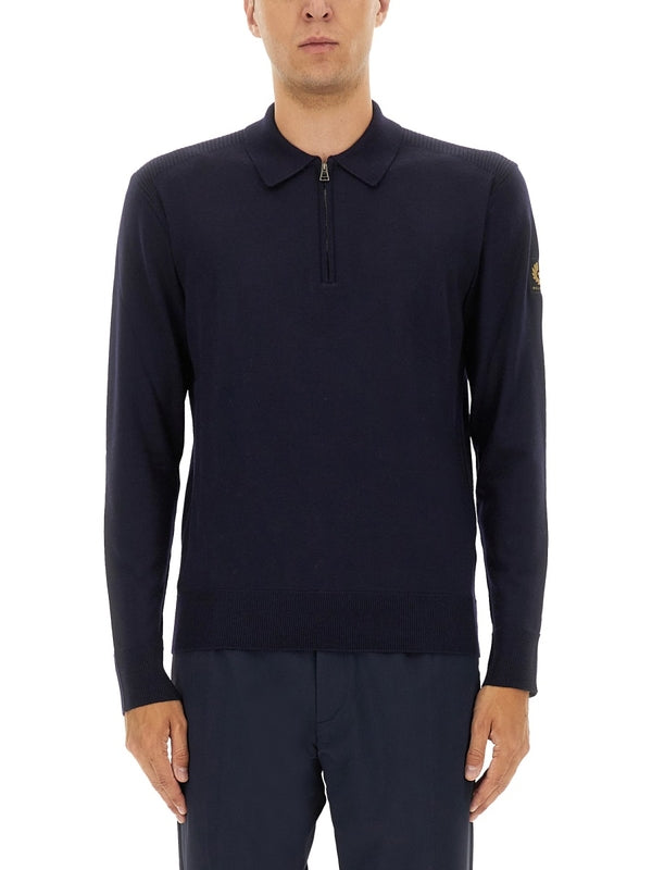 Belstaff Blue Polo Shirts