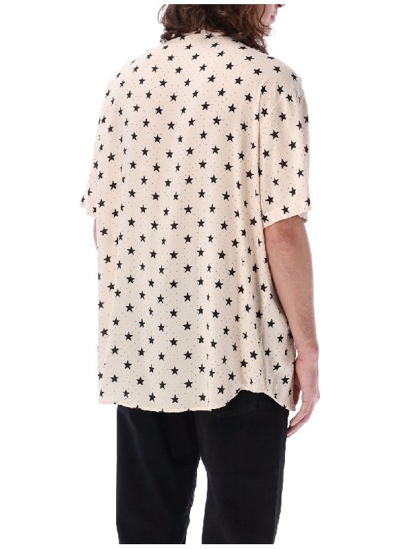 Allover Star Printed Short-sleeve Shirt