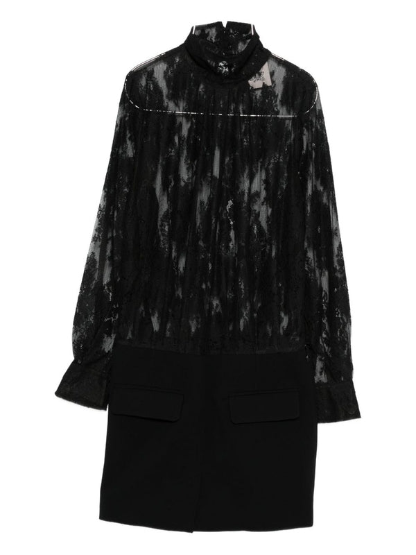 Semicouture Black Midi Dress