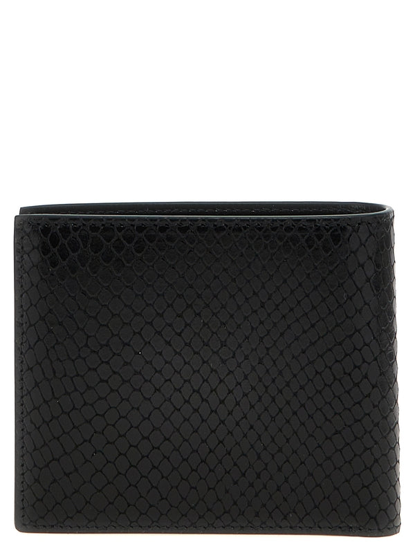 Snake Effect
  Leather Bifold Wallet