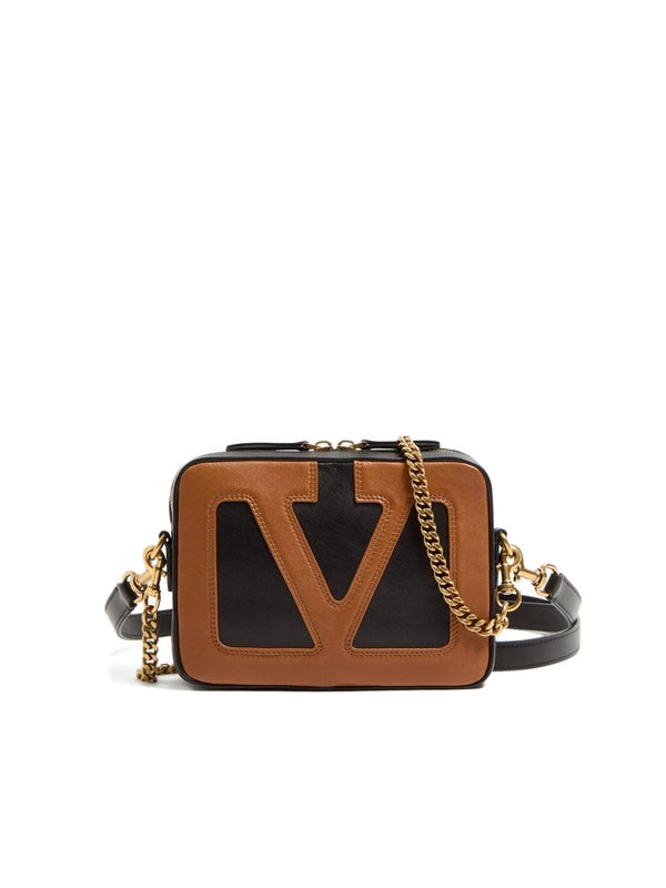 Valentino Black Brown Cross Bags
