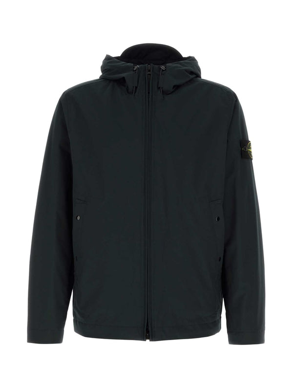 Wappen Patch Hooded Zip-Up
  Jacket