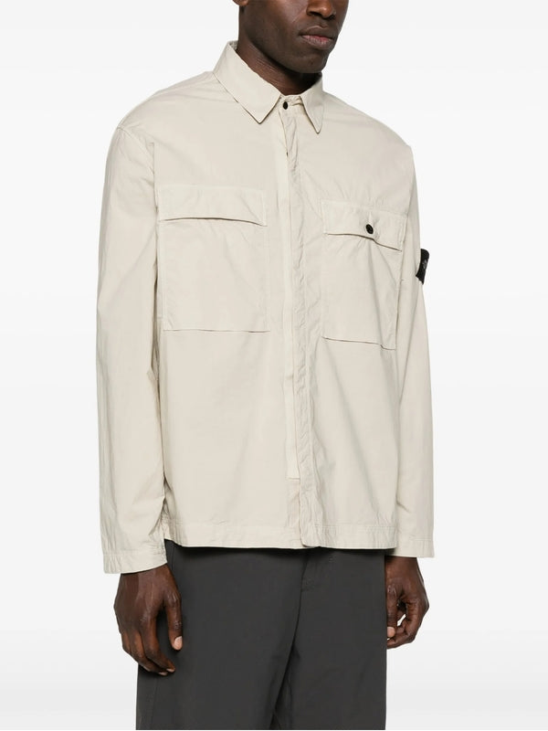 Wappen Patch Double Pocket Overshirt
  Jacket