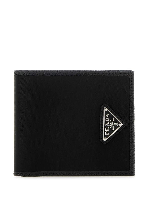 Triangle Logo Re-Nylon Bifold
  Wallet