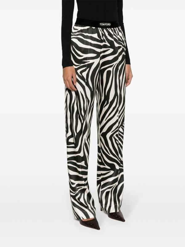 Zebra Pattern
  Logo Banding Pants