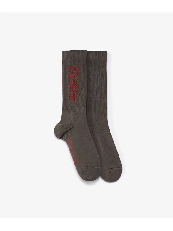 Jacquard Logo Socks