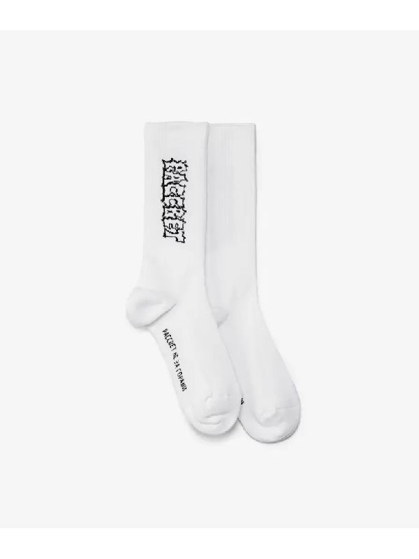 Jacquard Logo Socks